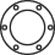 DINEX 49837 Gasket, exhaust pipe